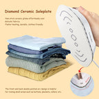 Mini Travel Iron for Clothes Dual Voltage Handle Electric