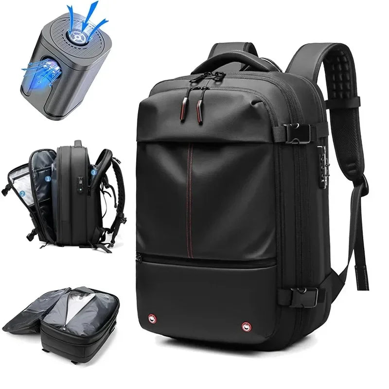 Laptop Backpack Travel Business Multi-function Vacuum Compression
