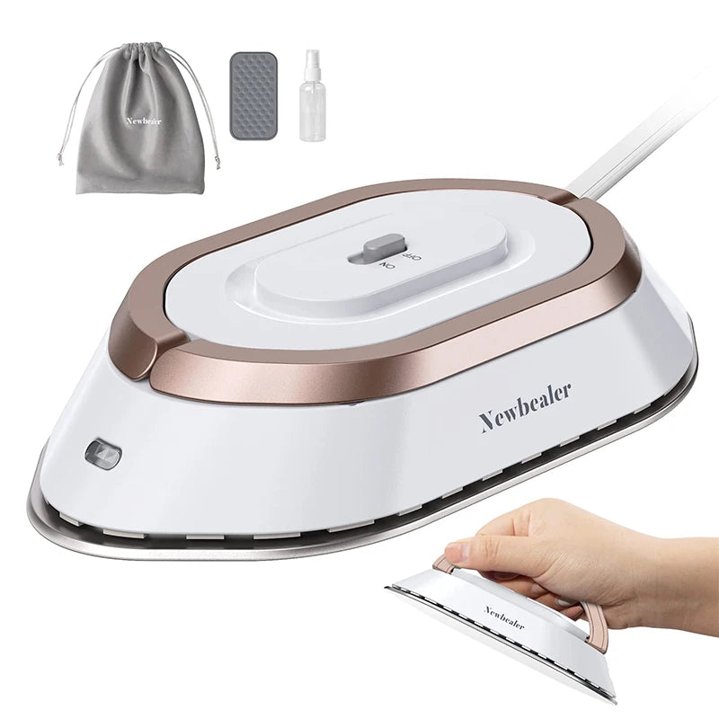 Mini Travel Iron for Clothes Dual Voltage Handle Electric